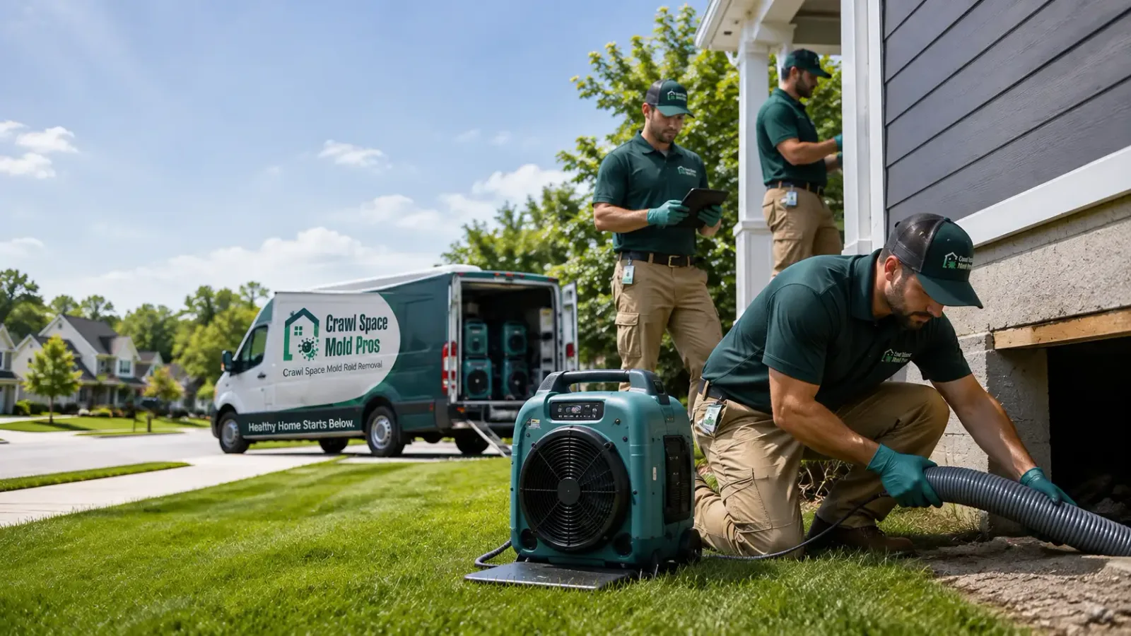 Crawl Space Mold Removal in Great Falls, SC